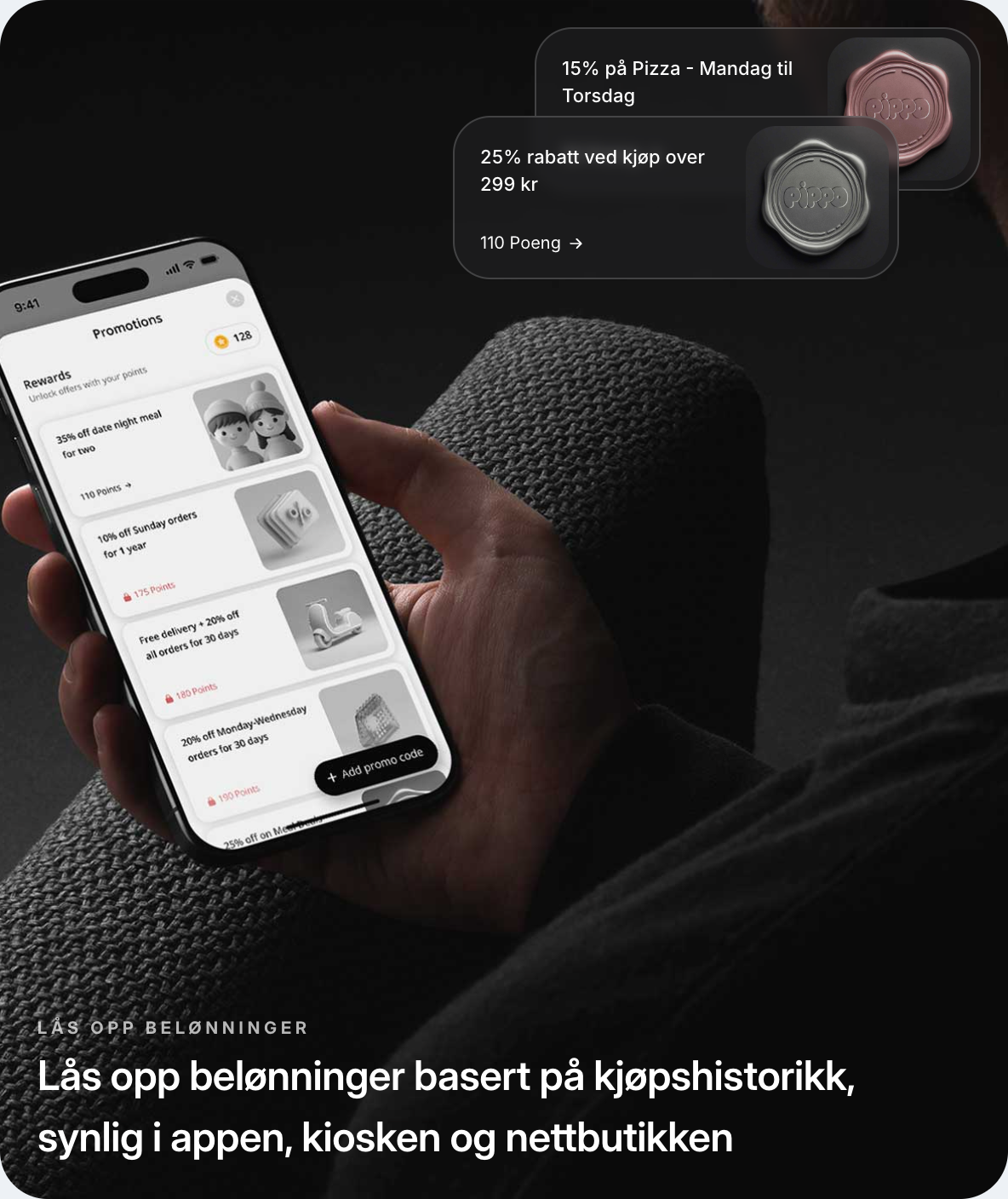 Lås opp belønninger basert på kjøpshistorikk